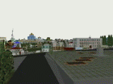 Трехмерная модель улиц г. Задонска